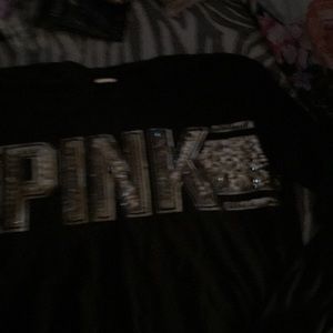 Long sleeve Victoria secrets pink sequins